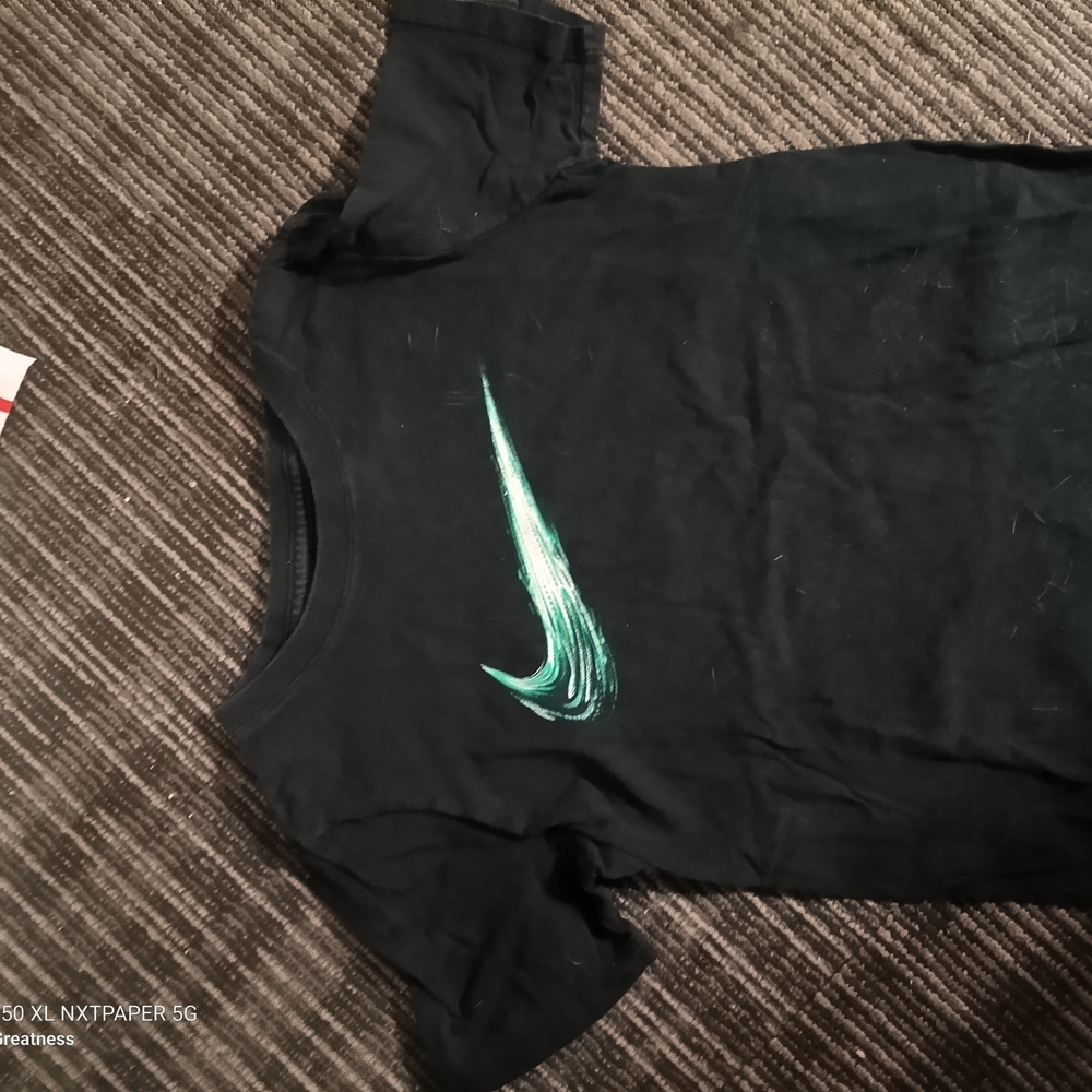 Nike Dark Blue Tee with White Logo